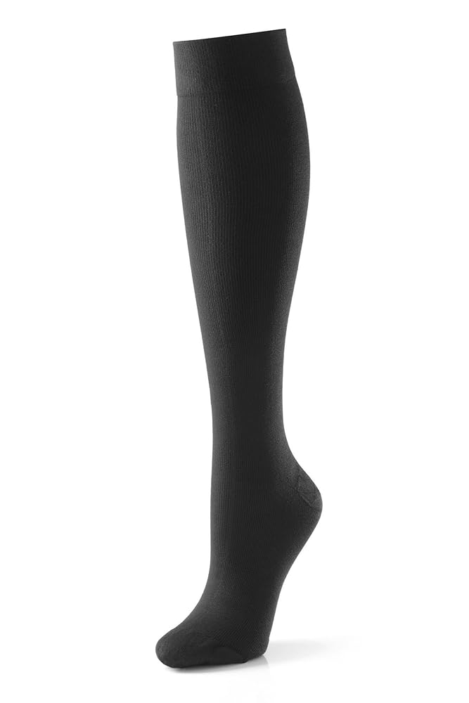 Activa Class 2 Unisex Support Socks 18 - 24 mmHg, S, Black